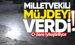 Milletvekili müjdeyi verdi: O dere iyileştiriliyor!