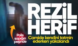 Rezil herif! Camide kendini tatmin ederken yakalandı