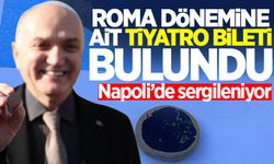 Roma dönemine ait tiyatro bileti bulundu