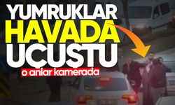 Yumruklar havada uçuştu: O anlar kamerada!