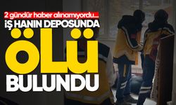 Yaşadığı iş hanının deposunda ölü bulundu