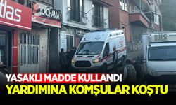 Soğuksu'da yasaklı madde kullanan genç bir anda fenalaştı