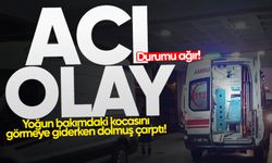 Zonguldak’ta acı olay: Yoğun bakımdaki kocasını görmeye giderken dolmuş çarptı!