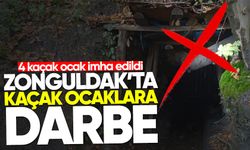 Zonguldak'ta kaçak ocaklara operasyon