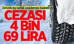 Zorunlu kış lastiği uygulaması başladı! Cezası 4 bin 69 lira