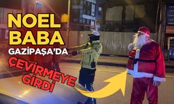 Noel baba bu sene Gazipaşa’da: Hemde ekiplerle beraber!