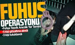 Fuhuş operasyonunda 3 kişi tutuklandı!