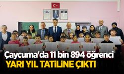 Çaycuma'da 11 bin 894 öğrenci yarı yıl tatiline çıktı