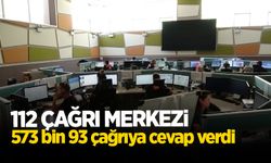 Zonguldak'ta 112 çağrı merkezi 573 bin 93 çağrıya cevap verdi