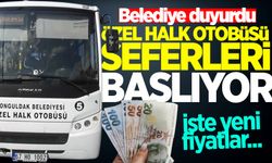 Zonguldak Belediyesi Halk Otobüsü seferleri başlıyor: İşte yeni tarife!