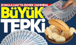 Zonguldak'ta ekmek zammına büyük tepki!