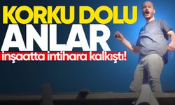 Zonguldak'ta intihar teşebbüsü: Kendini inşaattan atmaya çalıştı!