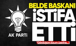 AK Parti belde başkanı istifa etti! "Gördüğüm lüzum üzerine..."