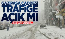 Gazipaşa Caddesi trafiğe açık mı? İşte son durum...