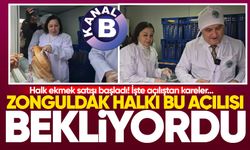 Zonguldak halkı bu açılışı bekliyordu: Halk ekmek satışı başladı!