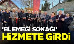 Çaycuma’da el emeği sokak hizmete girdi