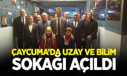 Çaycuma'da 'Uzay ve Bilim Sokağı' açıldı