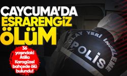 Çaycuma'da esrarengiz ölüm: 36 yaşındaki Atilla Karagüzel ölü bulundu!