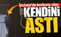 İncivez'de korkunç olay: Kendini asarak intihar etti!