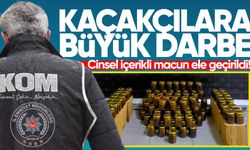 Kaçakçılara büyük darbe: Cinsel içerikli macun ele geçirildi!