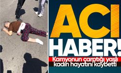 Zonguldak'ta kamyonun çarptığı yaşlı kadın hayatını kaybetti!
