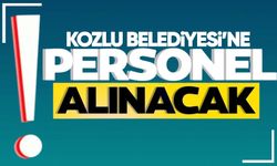 Kozlu Belediyesi personel alımı yapacak!
