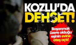 Kozlu'da dehşet: Boşanmak üzere olduğu eşinin evine ateş açtı!