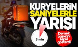 Kuryelerin saniyelerle yarışı: Dernek başkanı tepki gösterdi!