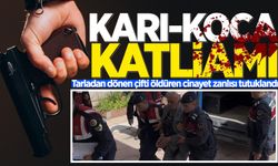 Tarladan dönen çifti öldüren cinayet zanlısı tutuklandı