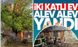 Tek katlı ev alevlere teslim oldu
