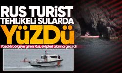 Yasaklı bölgeye giren Rus, ekipleri alarma geçirdi