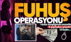 Zonguldak'ta fuhuş operasyonu: 8 kişi gözaltına alındı, 8 kadın kurtarıldı!