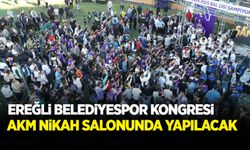 KDZ. Ereğli Belediyespor Kongresi bugün yapılıyor