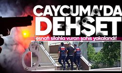 Çaycuma'da esnafı silahla vuran şahıs yakalandı!