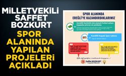 Milletvekili Bozkurt tamamlanan projeleri açıkladı