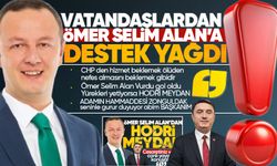 Ömer Selim Alan'a vatandaşlardan destek yağdı!
