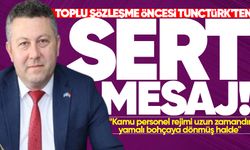 Toplu sözleşme öncesi Tunçtürk'ten sert mesaj: “Kamu personel rejimi uzun zamandır yamalı bohçaya dönmüş halde"