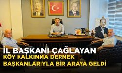 Ak Parti İl Başkanı Köy Kalkınma Dernek Başkanlarıyla bir araya geldi