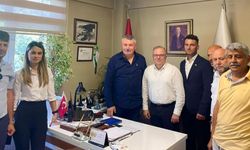 MHP'den Turan Emeksiz'e ziyaret