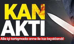 Aile içi tartışmada anne ile kızı bıçaklandı!