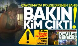 Alkollü olarak polise direnen şahıs bakın kim çıktı!