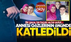 Bir gece, bir bıçak ve bir evlat: Annesi gözlerinin önünde katledildi!