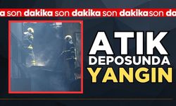 Atık Depoda Yangın Paniği: Doğalgaz Hattı Geçici Olarak Kesildi