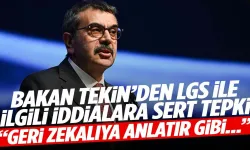 Bakan Tekin’den LGS ile ilgili iddialara sert tepki!