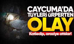Çaycuma'da tüyleri ürperten olay: Katledip, araziye attılar!