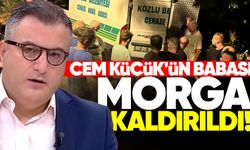 Cem Küçük'ün babasının cenazesi hastaneye kaldırıldı