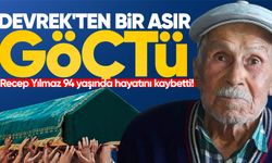 Devrek'ten bir asır göçtü: Recep Yılmaz hayatını kaybetti!
