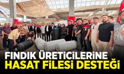 Fındık Üreticilerine Yüzde Elli Hasat Filesi Desteği