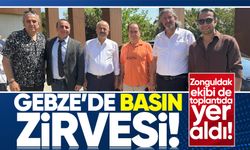 Gebze'de basın zirvesi: Zonguldak ekibi toplantıda yer aldı!