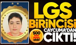 LGS birincisi Çaycuma'dan çıktı: 500 tam puan aldı!